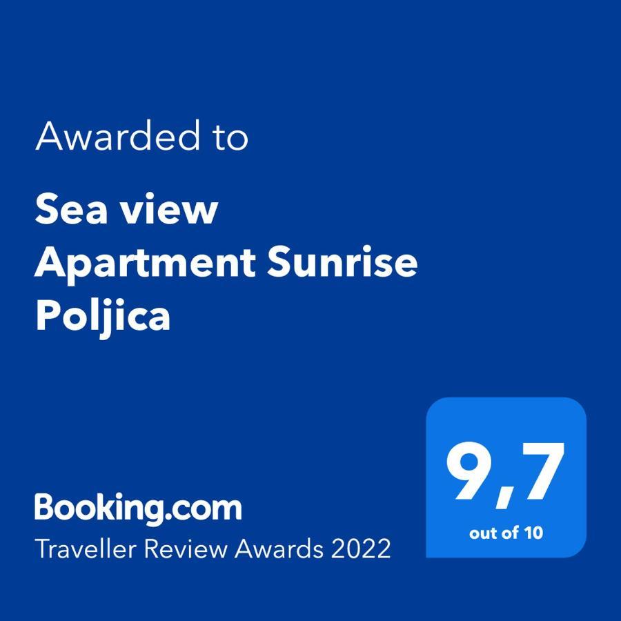 Sea View Apartment Sunrise Poljica & Blue Lagoon Rent A Boat Exterior foto